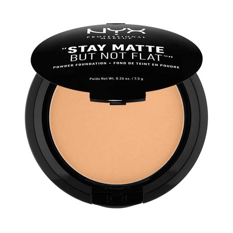 nyx matte but not flat powder